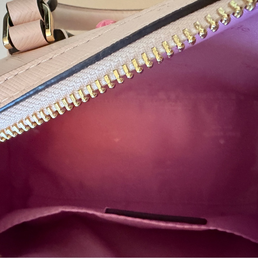 Kate Spade Pink Satchel with Heart Accents - Picture 5 of 8